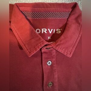 Orvis Men's Polo in Rich Red